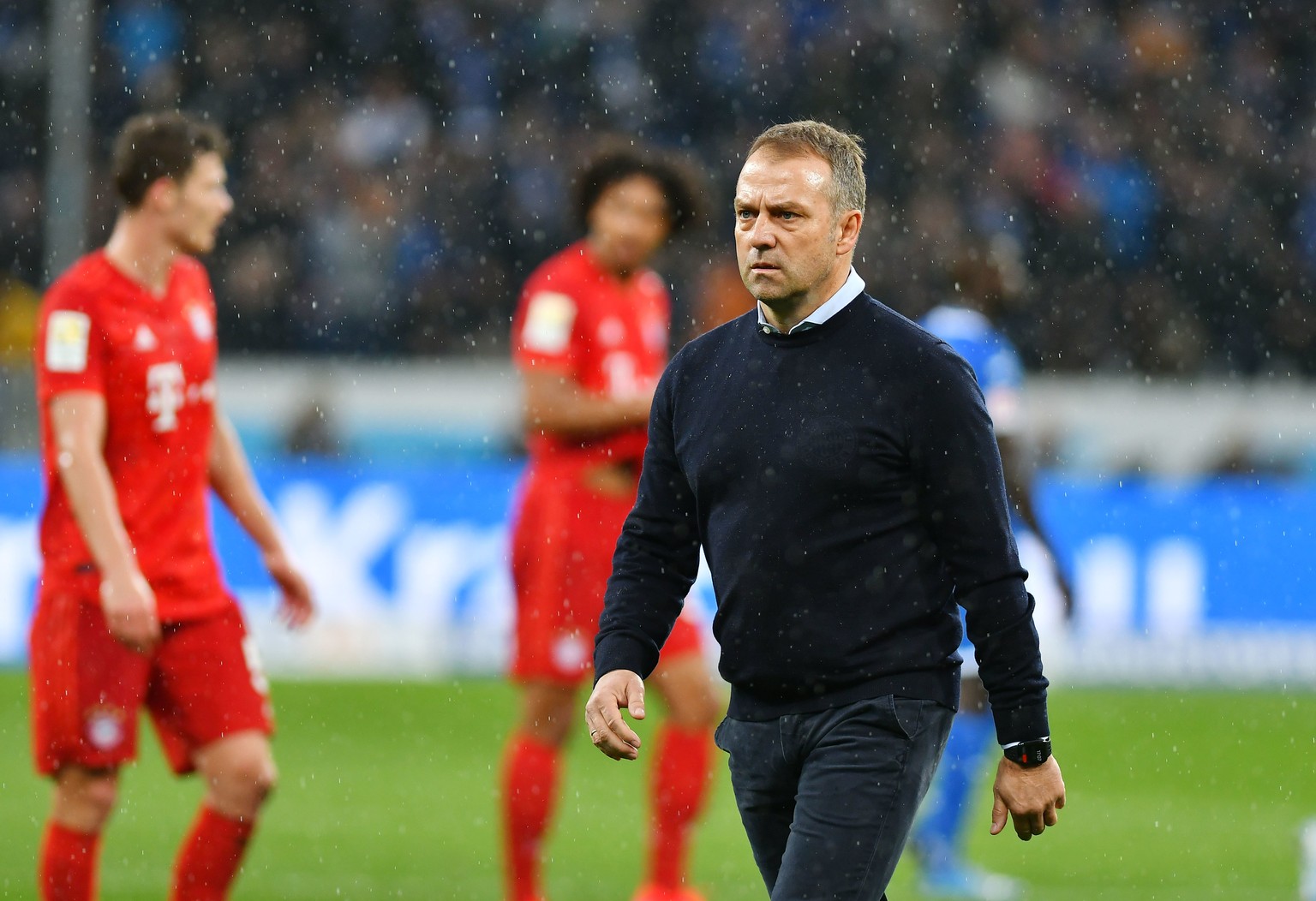 Bayern-Trainer Hansi Flick nach den Beleidigungen gegen Dietmar Hopp im Spiel gegen TSG 1899 Hoffenheim