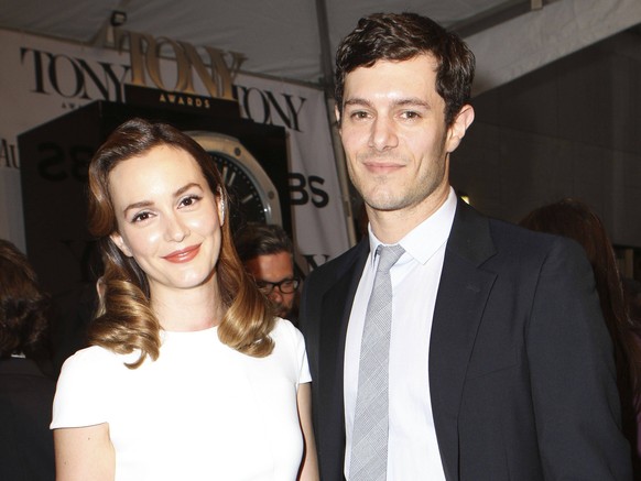 June 8, 2014 - New York, NY, United States - ACEPIXS.COM....June 8 2014, New York City....Adam Brody and Leighton Meester arriving at the 68th Annual Tony Awards at Radio City Music Hall on June 8, 20 ...