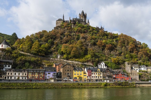 Germany, Rhineland-Palatinate, Cochem, Moselle river, Cochem castle PUBLICATIONxINxGERxSUIxAUTxHUNxONLY RUNF00134