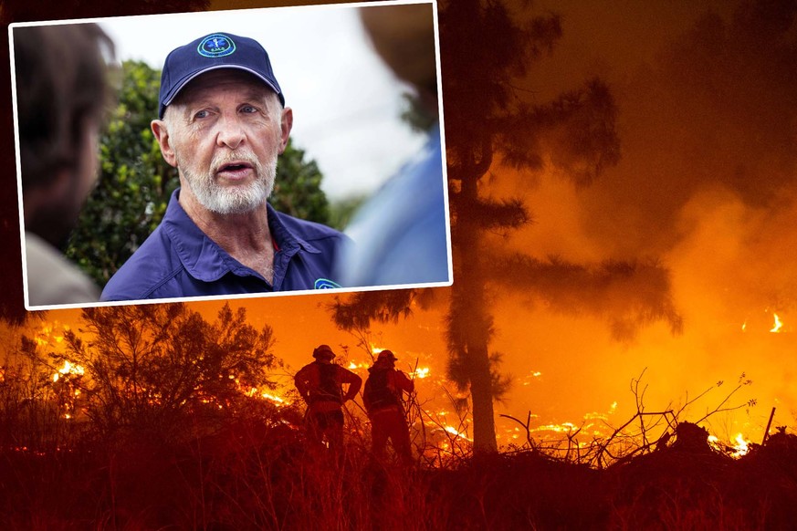 Dr. Bob fürchtet, dass sein Haus den australischen Buschfeuern zum Opfer fällt.