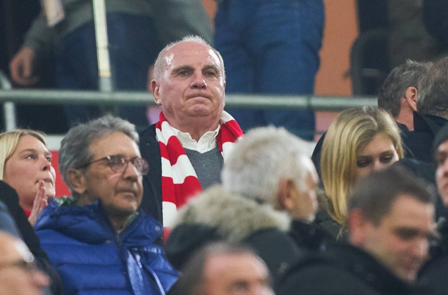 Uli HOENESS (FCB President ), FCB President and chairman, half-size, portrait, sad, disappointed, angry, Emotions, disappointment, frustration, frustrated, sadness, desperate, despair, FC BAYERN MUNIC ...