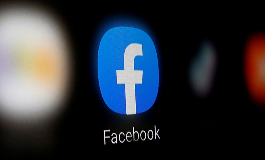 FILE PHOTO: A Facebook logo is displayed on a smartphone in this illustration taken January 6, 2020. REUTERS/Dado Ruvic/File Photo