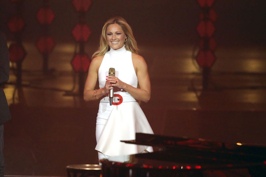 BERLIN, GERMANY - APRIL 12: Helene Fischer performs on stage during the Echo Award show at Messe Berlin on April 12, 2018 in Berlin, Germany. (Photo by Andreas Rentz/Getty Images)