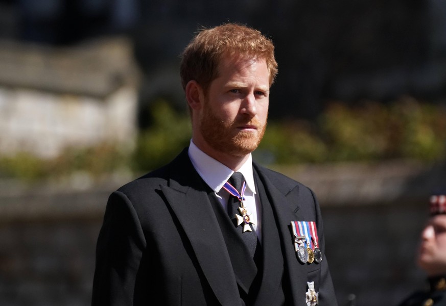 . 17/04/2021. Windsor, United Kingdom. Funeral of Prince Philip, Duke of Edinburgh, at Windsor Castle. PUBLICATIONxINxGERxSUIxAUTxHUNxONLY xPoolx/xi-Imagesx IIM-22126-0103