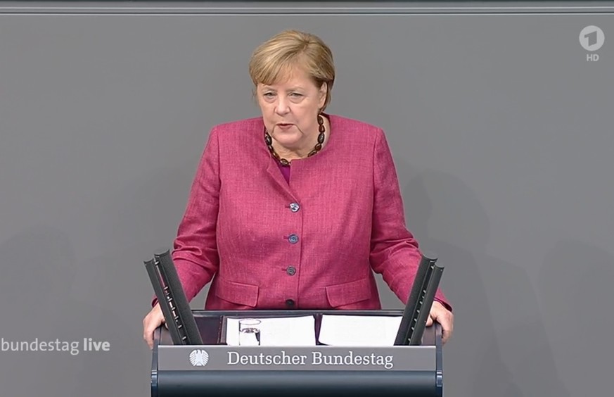 Bundeskanzlerin Angela Merkel verkündet die drastischen Corona-Maßnahmen – das führt zu Diskussionen.