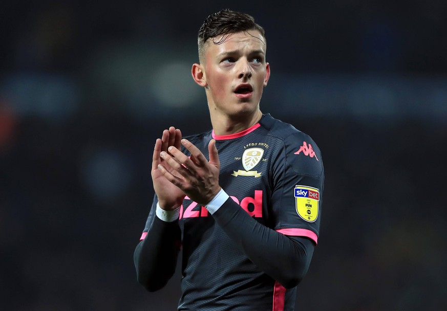 West Bromwich Albion v Leeds United - Sky Bet Championship - The Hawthorns Leeds United s Ben White applauds the fans after the final whistle EDITORIAL USE ONLY No use with unauthorised audio, video,  ...