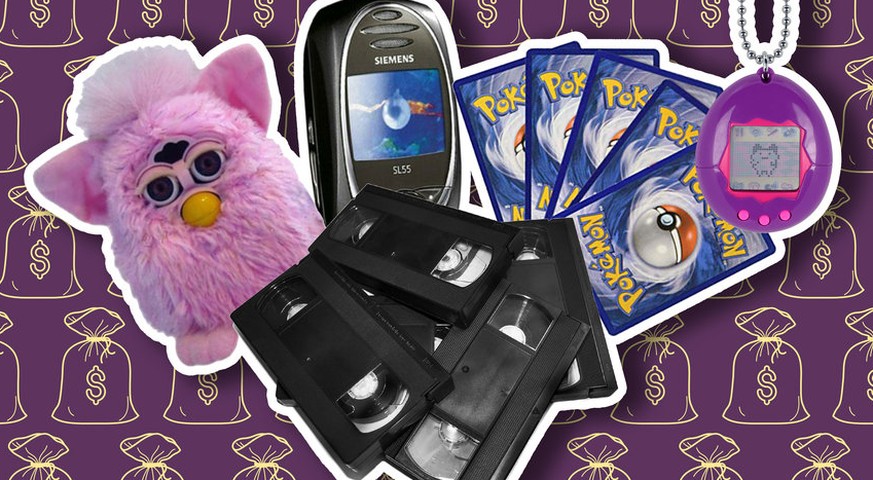 Welcome to the 90s: Sprechende Plüschwesen, Handys, die immer kleiner wurden, VHS, Pokémon und Tamagotchi.