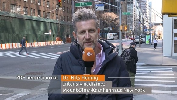 Der Arzt Nils Hennig praktiziert in New York.