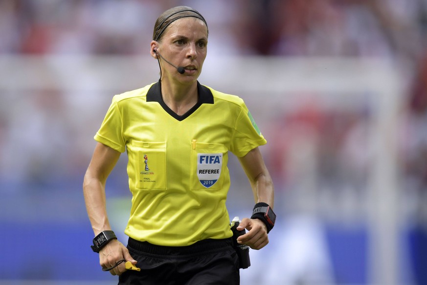 referee Stephanie Frappart during the FIFA Women s World Cup France 2019 final match between United States of America and The Netherlands at Stade de Lyon on July 07, 2019 in Lyon, France FIFA Women s ...
