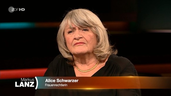 Auch Alice Schwarzer will von Merz wissen, wie diese Aussage gemeint war.