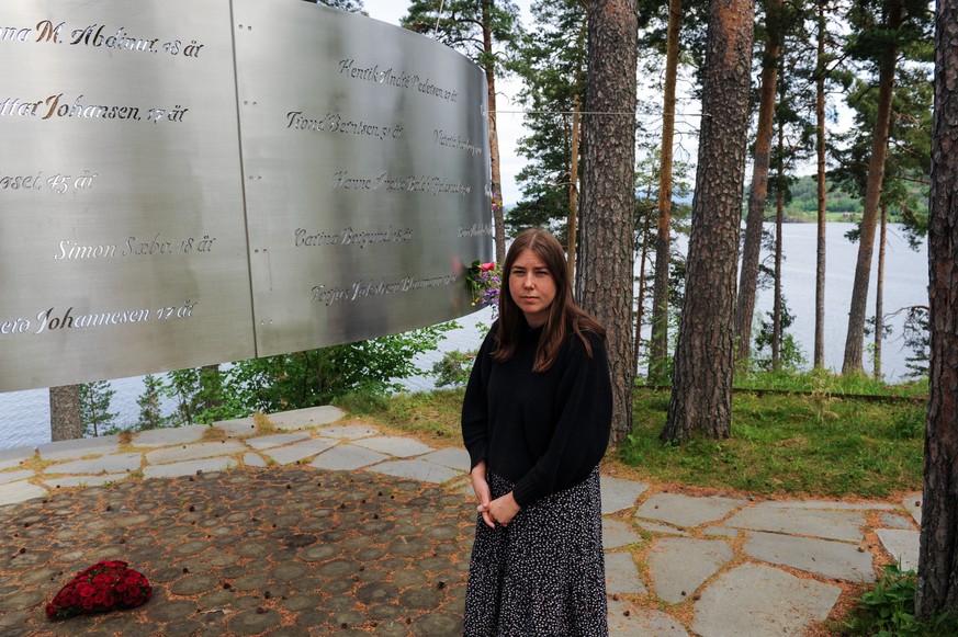 ARCHIV - 16.06.2021, Norwegen, Oslo: Astrid Willa Eide Hoem, Vorsitzende der Jugendorganisation der Arbeiterpartei (AUF), der es gelang, sich vor dem norwegischen Terroristen Anders Behring Breivik un ...