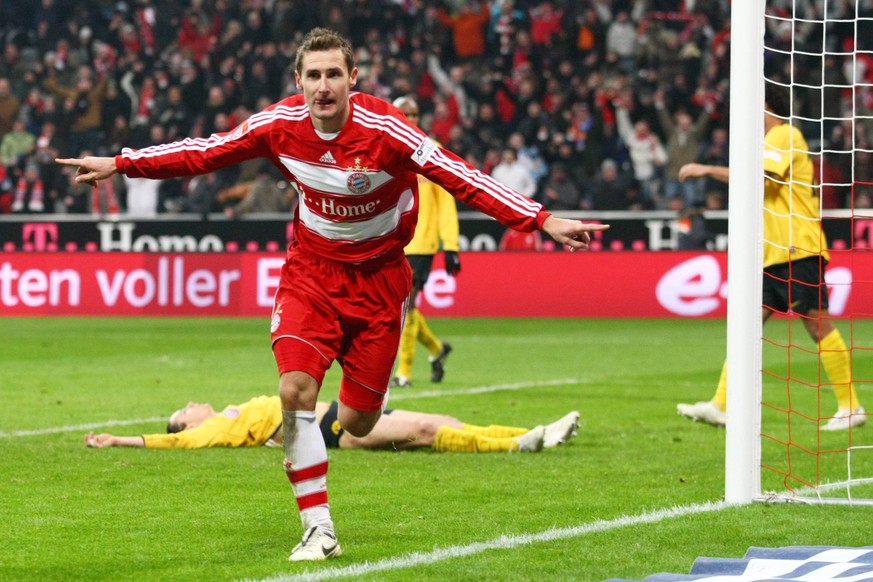 Mit 20 Toren in insgesamt 38 Spielen der treffsicherste Münchner in der Saison 2008/09: Miroslav Klose.