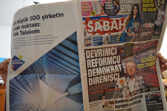 Die türkische Tageszeitung "Sabah" gilt als Erdogans Sprachrohr
