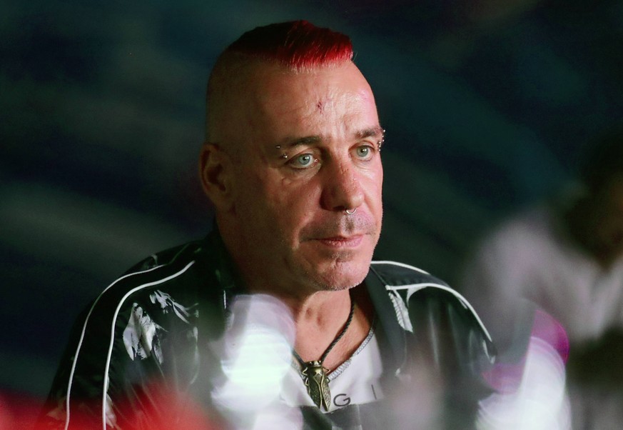 BAKU, AZERBAIJAN - JULY 26, 2019: Till Lindemann, lead vocalist of the German band Rammstein, attends the 2019 Zhara music festival. Vyacheslav Prokofyev/TASS PUBLICATIONxINxGERxAUTxONLY TS0B4764