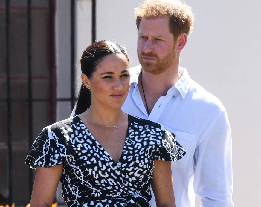 Royal visit to Africa - Day One The Duke and Duchess of Sussex visit a Justice Desk initiative in Nyanga township, which teaches children about their rights, self-awareness and safety, and provides se ...