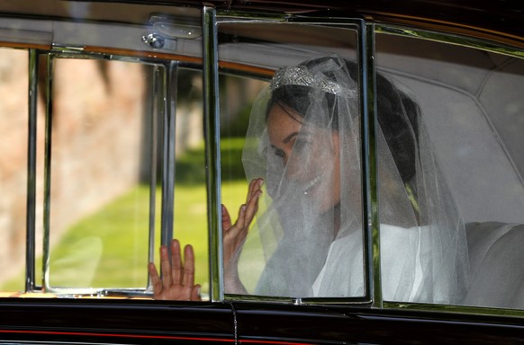 Meghan Markle verlässt das Cliveden House Hotel, und fährt zu ihrer Hochzeit