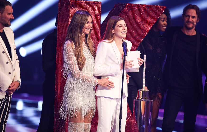 Klaudia Giez und Heidi Klum: 2018 nahm die 23-Jährige an der 13. Staffel teil. Sie belegte den siebten Platz.