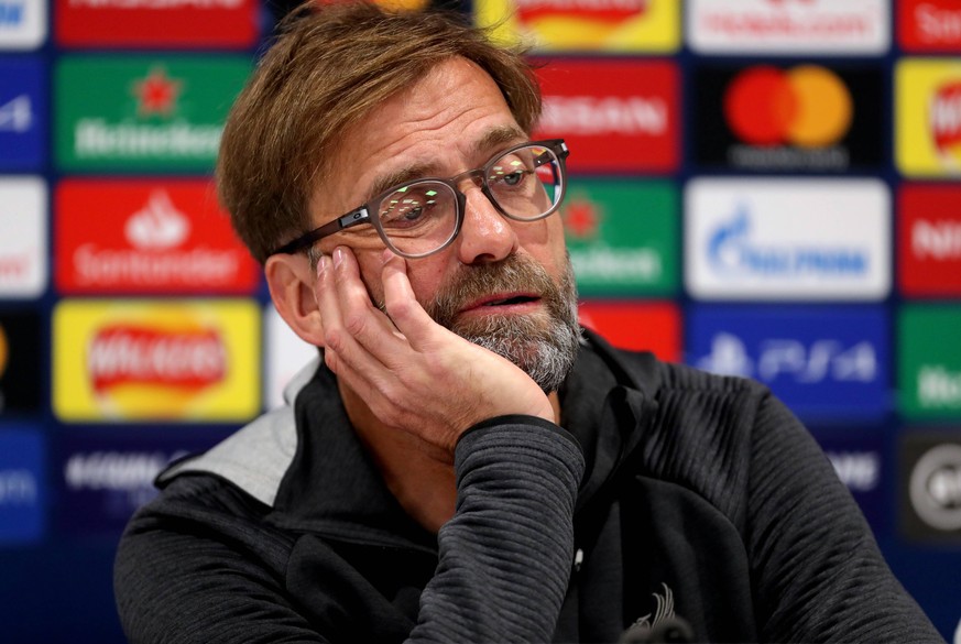 Liverpool win the Premier League package File photo dated 26-11-2019 of Liverpool manager Jurgen Klopp during the press conference, PK, Pressekonferenz at Anfield, Liverpool. FILE PHOTO PUBLICATIONxIN ...