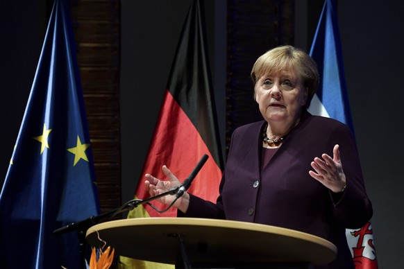 Bundeskanzlerin Angela Merkel äußert sich ebenfalls zu den Vorgängen in Thüringen.