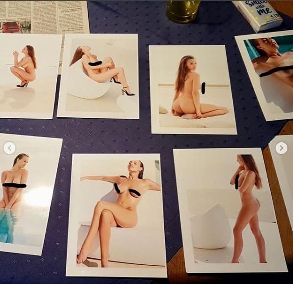 Wendler-Freundin Laura Müller: Diese "Playboy"-Fotos hat die Sportlerin zugeschickt bekommen.