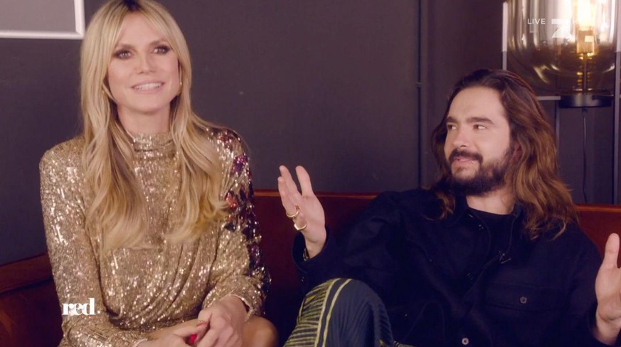 Heidi Klum brachte ihren Mann Tom Kaulitz vor den ProSieben-Kameras in eine unangenehme Situation.