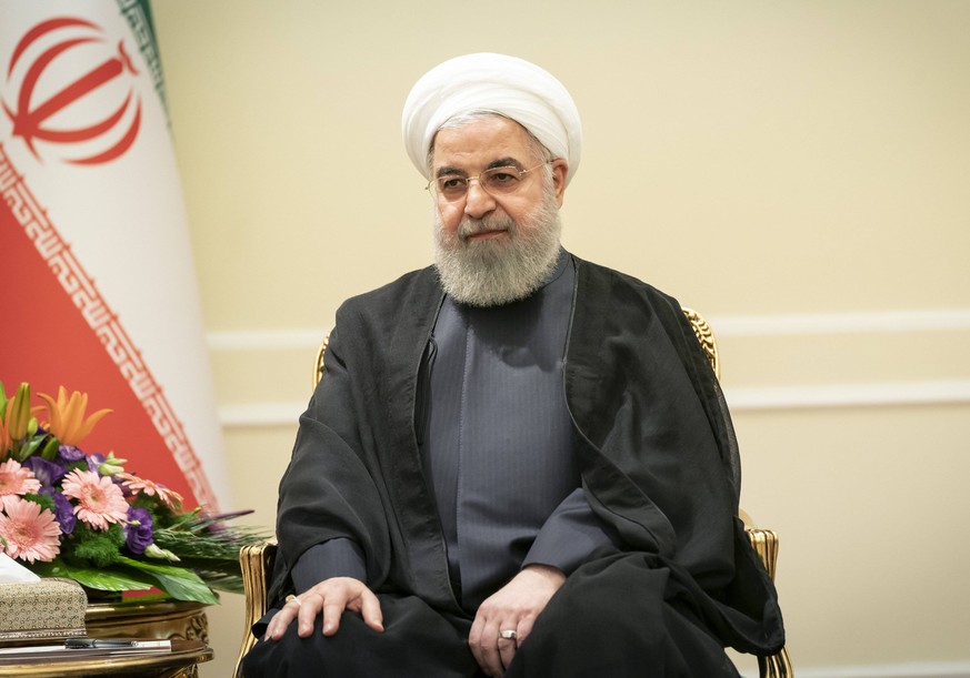 Hassan Rohani, Praesidenten von Iran, aufgenommen in Teheran. 10.06.2019 Teheran Iran *** Hassan Rohani, President of Iran, admitted to Tehran 10 06 2019 Tehran Iran PUBLICATIONxINxGERxSUIxAUTxONLY Co ...