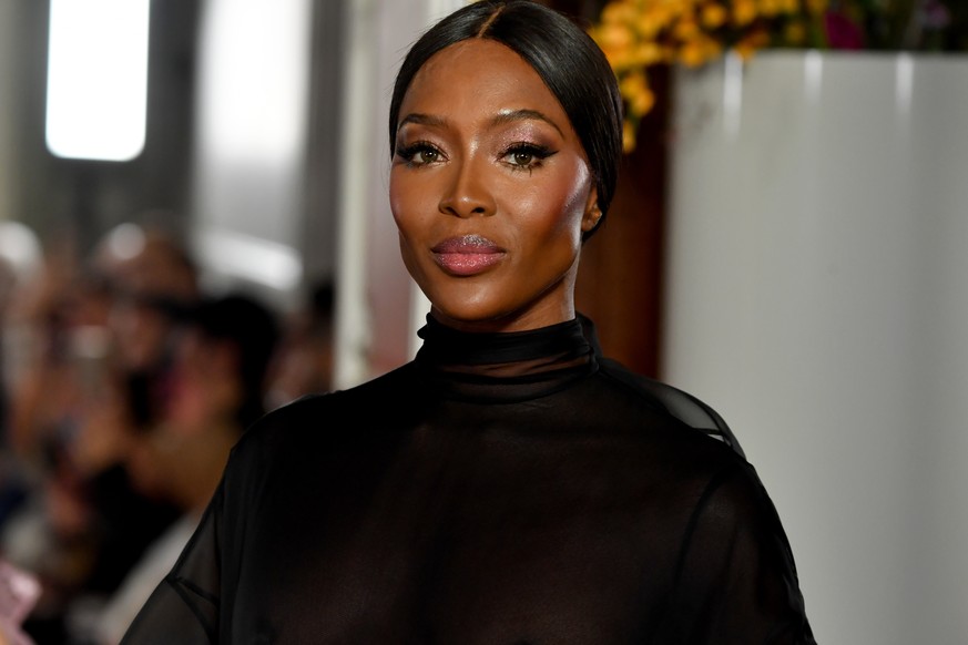 PARIS, FRANCE - JANUARY 23: Naomi Campbell walks the runway during the Valentino Spring Summer 2019 show as part of Paris Fashion Week on January 23, 2019 in Paris, France. (Photo by Pascal Le Segreta ...