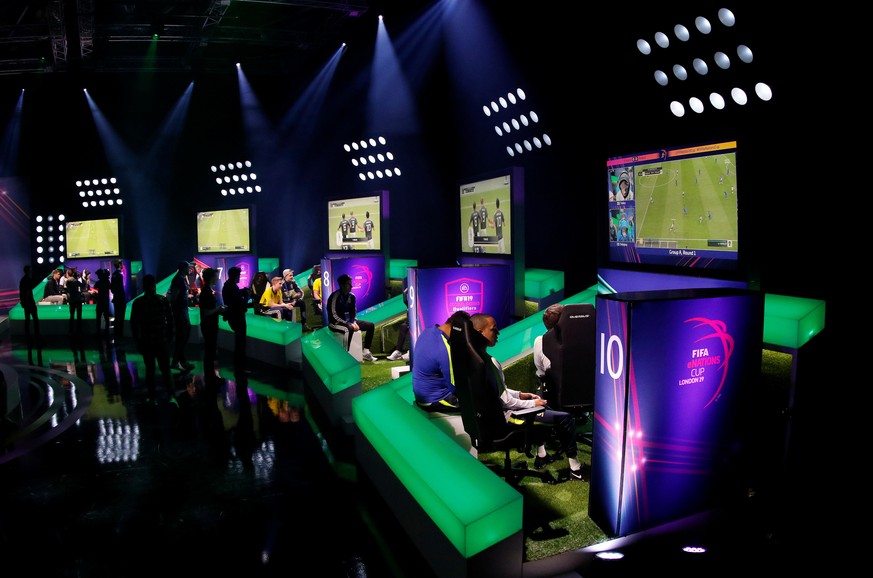 Esports - The FIFA eNations Cup - Maidstone, Kent, Britain - April 13, 2019 General view during day one REUTERS/Tom Jacobs