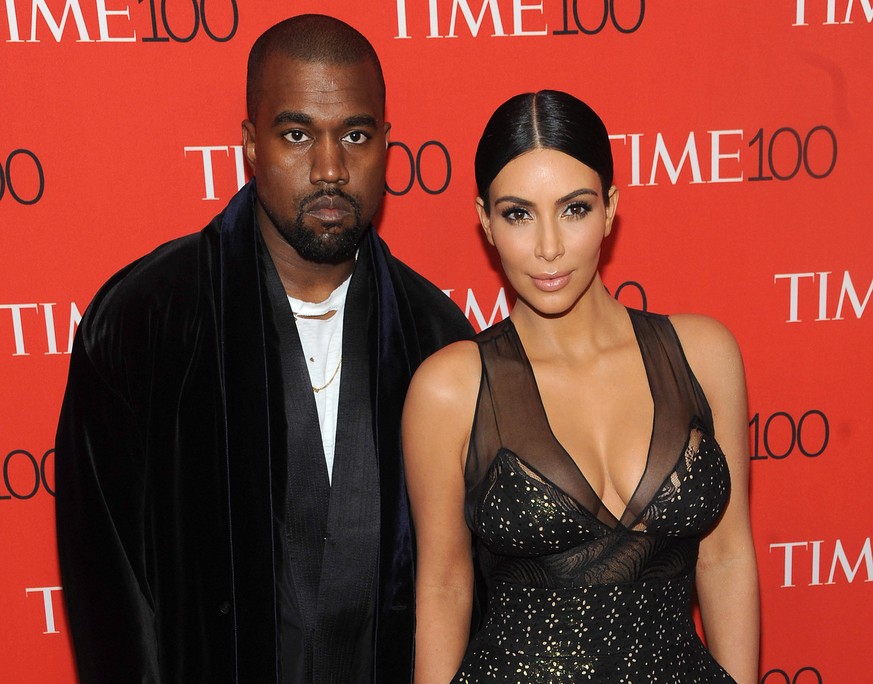 New York, NY- April 21: Kanye West and Kim Kardashian West attend the TIME 100 Gala at the Frederick P. Rose Hall on April 21, 2015 in New York City. PUBLICATIONxNOTxINxUSA Copyright: xJohnxPalmer/Med ...