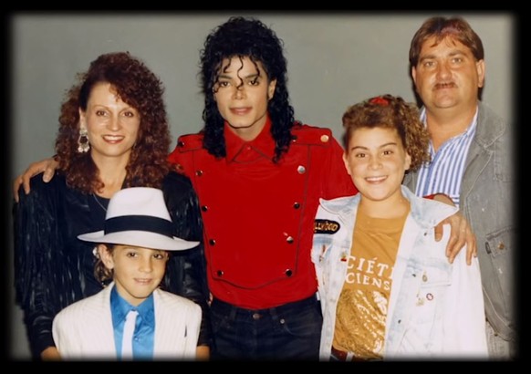 Michael Jackson mit den Robsons