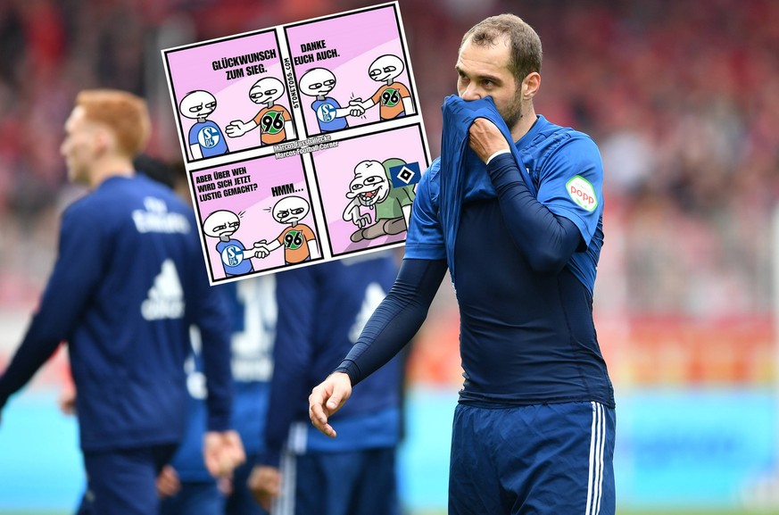 Pierre-Michel Lasogga (HSV), enttäuscht nach dem Spiel 1. FC Union Berlin - HSV, Hamburger SV 2.Bundesliga 2018/2019, Saison 2018/2019, Fußball, Fussball, DFL, soccer, Herren, Deutschland, Germany, Be ...