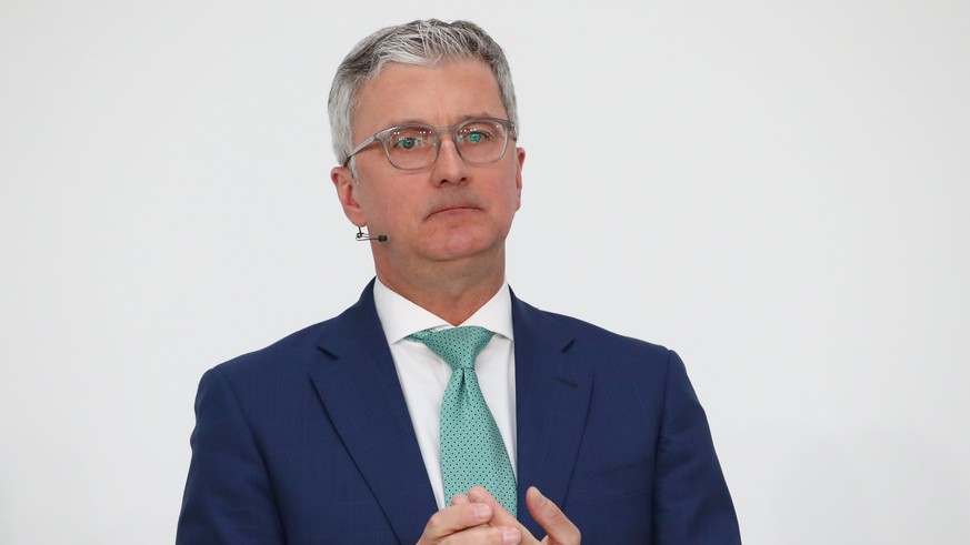 FILE PHOTO: Audi CEO Rupert Stadler attends company&#039;s annual news conference in Ingolstadt, Germany March 15, 2018. REUTERS/Michael Dalder/File Photo