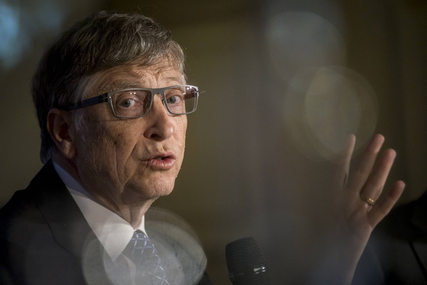 BELGIUM , BRUSSELS , Feb. 16 , 2017 - Former CEO of Microsoft and founder of the Bill &amp; Melinda Gates Foundation Bill Gates pictured during the Shaping the world event in attendance of US business ...