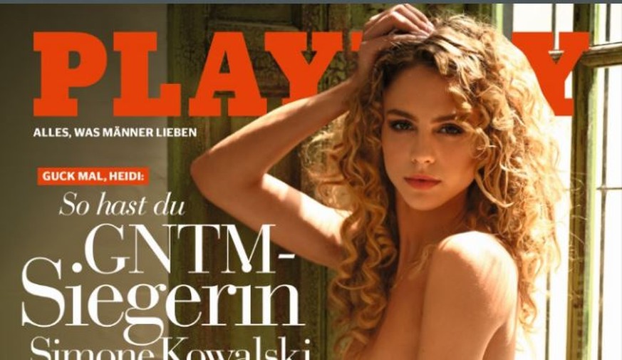 Simone Kowalski: Die Gewinnerin von "GNTM" ziert überraschend das "Playboy"-Cover.
